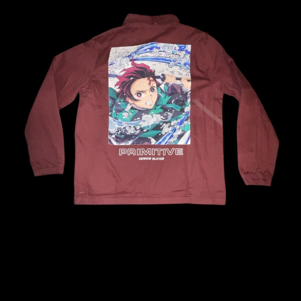 Demon Slayer X primitive Tanjiro Utility Jacket New With Tags Sz Large